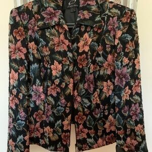 Tapestry TAFFETA WOMAN  Made In FRANCE GREEN ROSE PINK SET​​